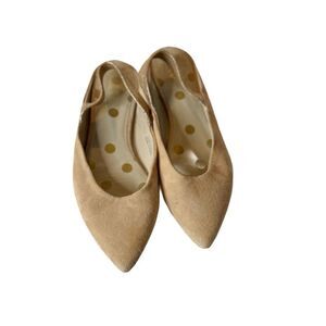 Boden Tan Suede Flats